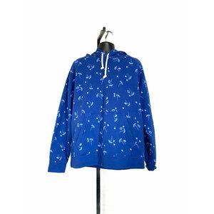 Lands End Serious Sweats Pullover Hoodie XL